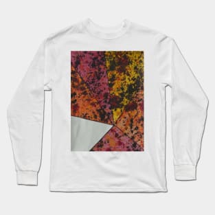 Corner Splatter # 10 Long Sleeve T-Shirt